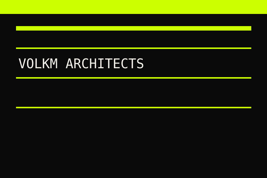Volkm Architects featured landing page mockup